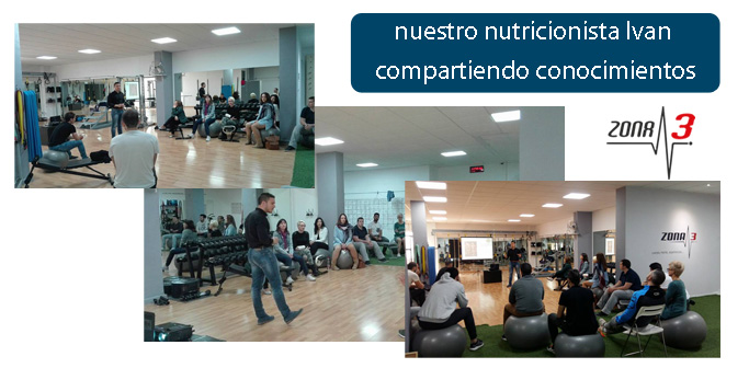 nuestro nutricionista Ivan compartiendo conocimientos