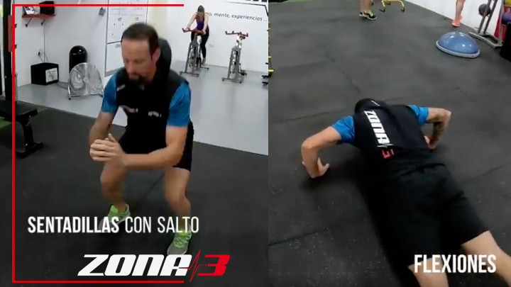 Circuito para que podáis realizar en casa, sin material y con poco espacio.
