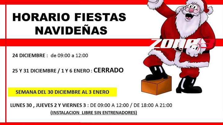Ya tenemos el horario para estas Navidades