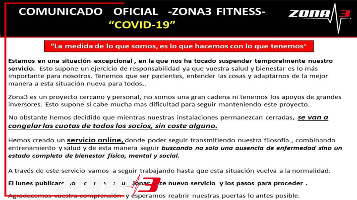 Congelamos las cuotas de todos los socios, sin coste alguno