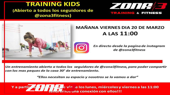 Training kids, queremos compartir esta iniciativa con todos nuestros seguidores